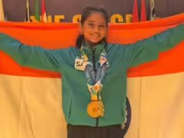 Dhruv Global School Student Wins Double Gold at World Yogasana Championship