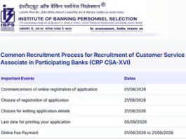IBPS Clerk apply online 2026: Last date August 21 for 11,403 vacancies, check fees and documents